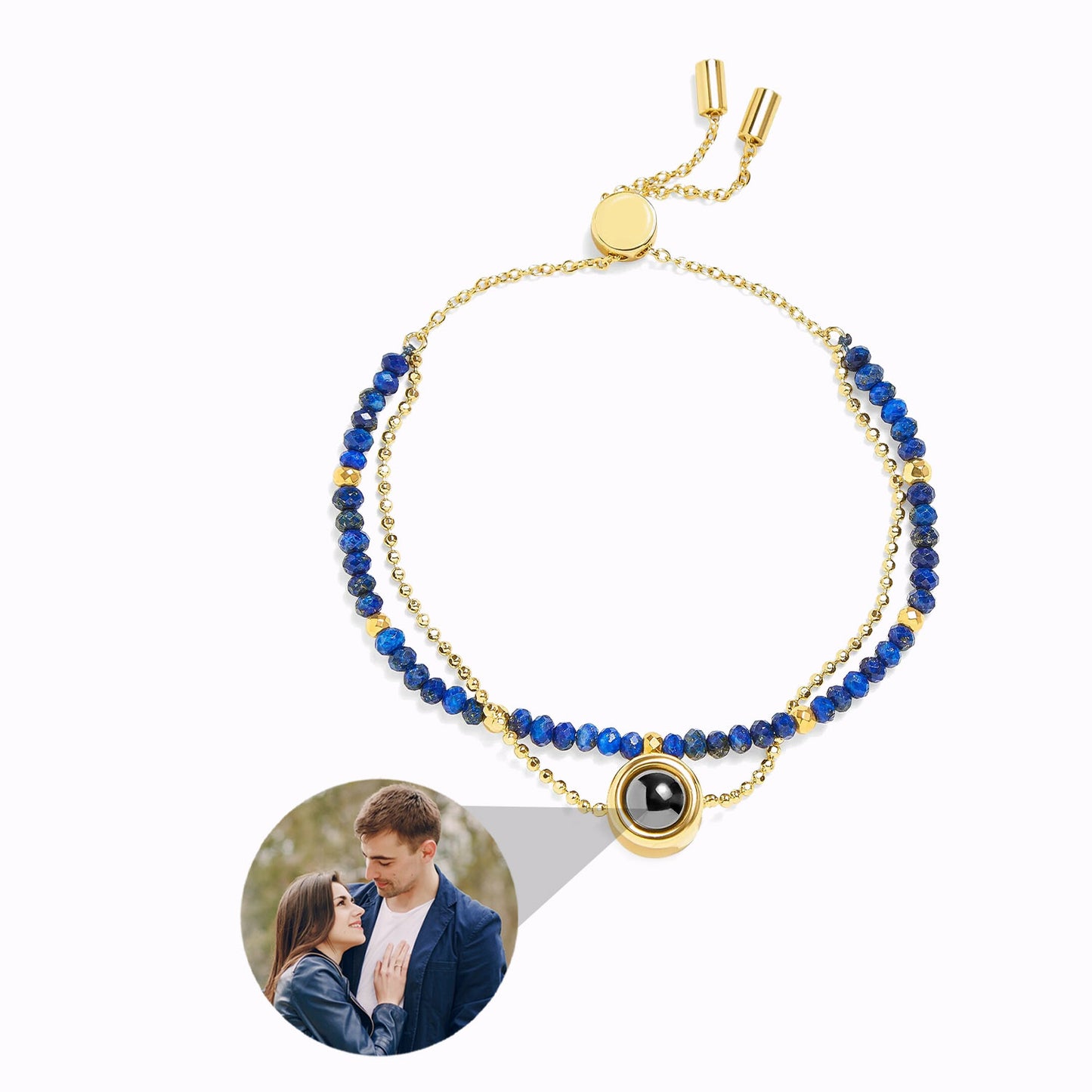 Pulsera de Cristal con Foto Personalizada