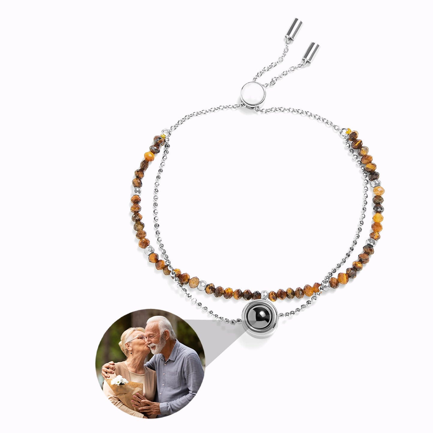 Pulsera de Cristal con Foto Personalizada