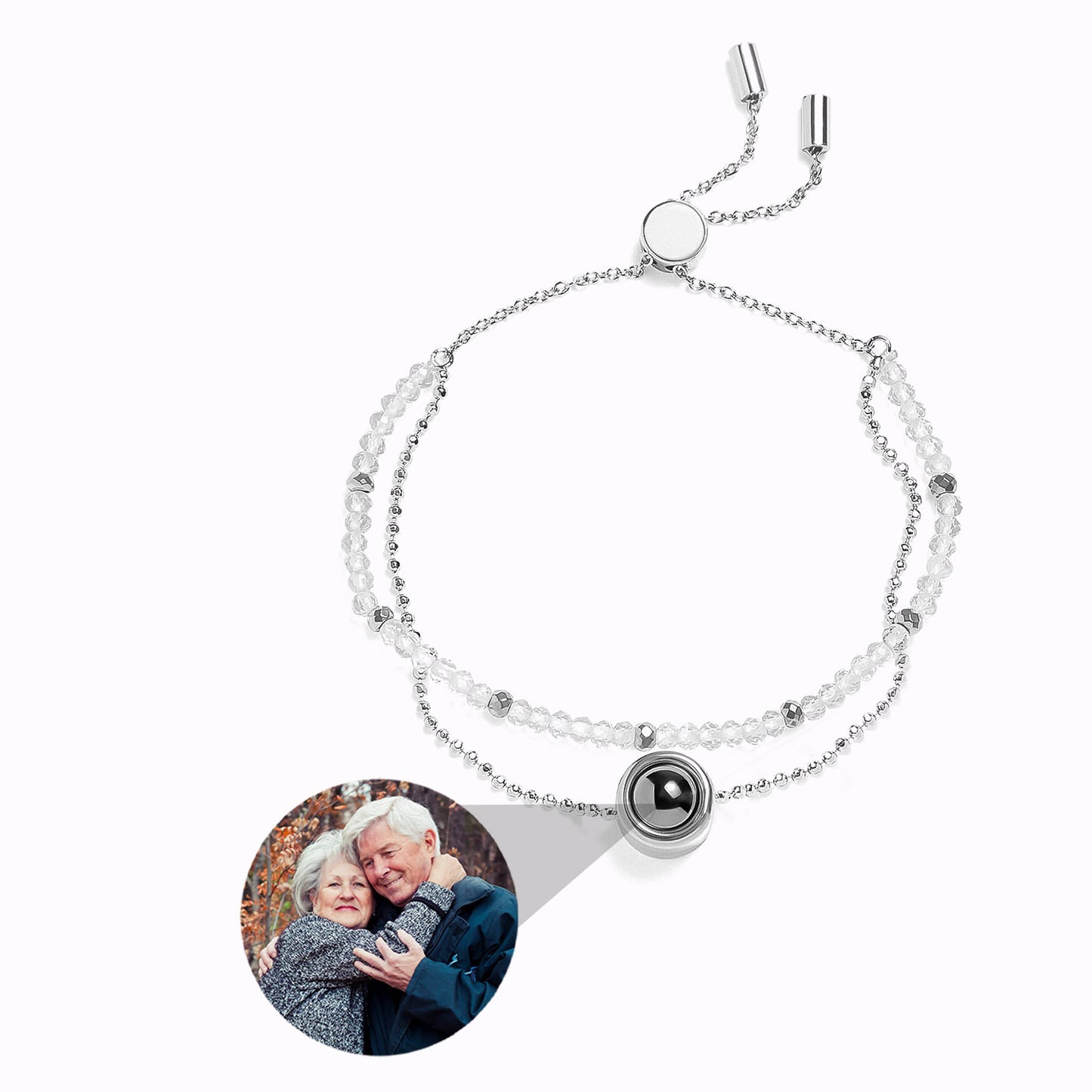 Pulsera de Cristal con Foto Personalizada