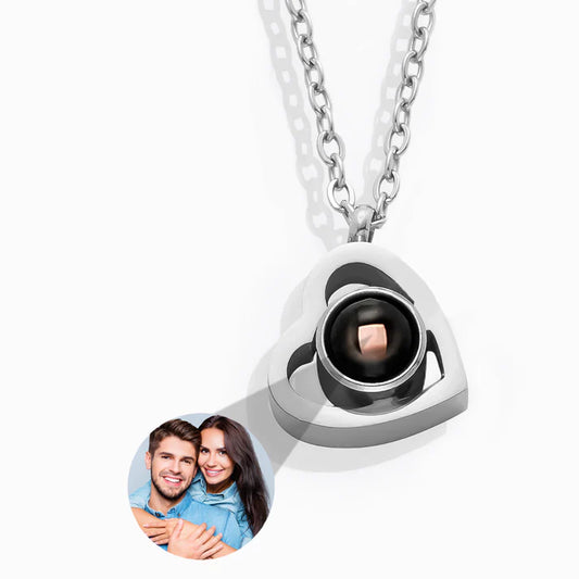 Collar con Corazón y Foto Personalizada